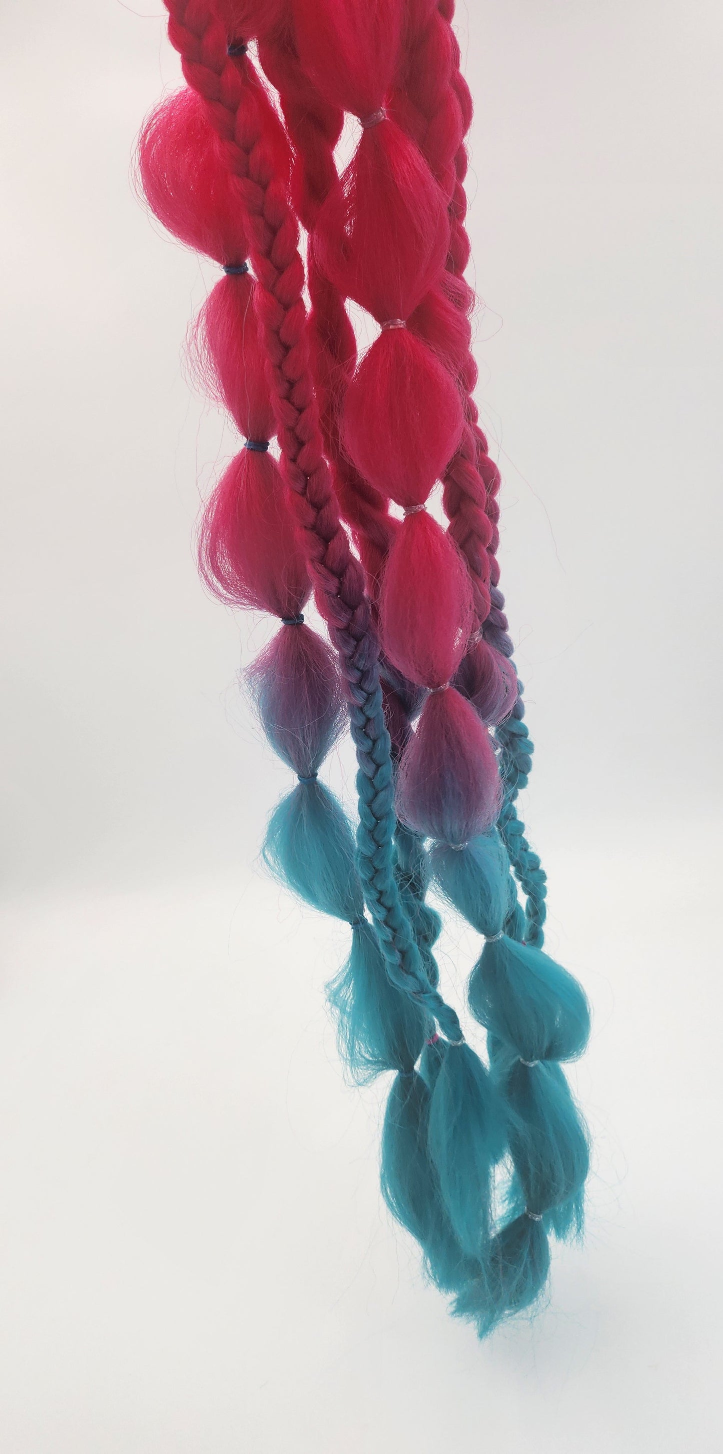 Pink and Blue Reusable Hair Piece