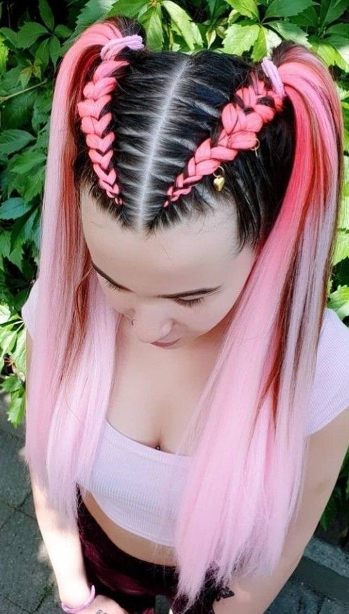 (2) French Pigtails