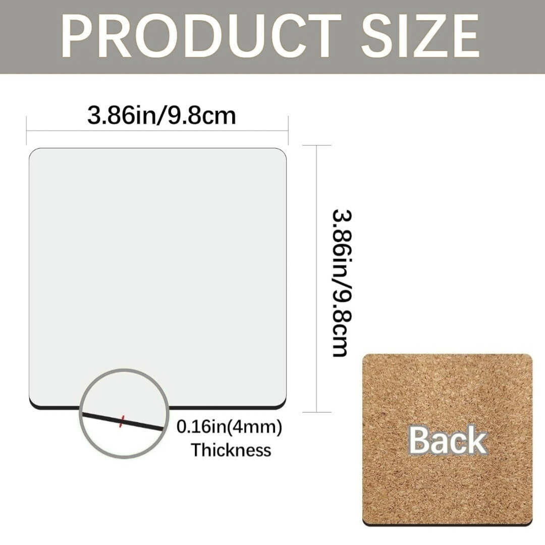 Coaster Set Custom (4 piece sets)