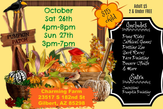 Charming Farm 10/26/24 -10/27/24