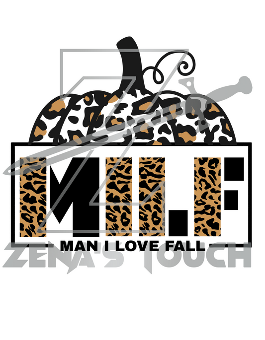 Man I Love Fall PNG FILE
